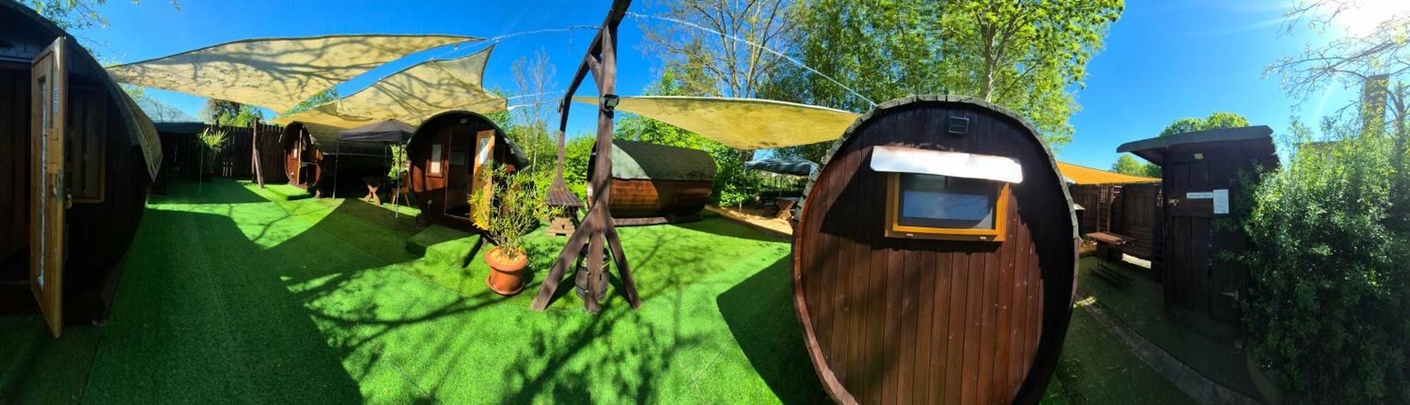 Mini Hotel Uebernachten Im Gurkenfass Люббенау Экстерьер фото